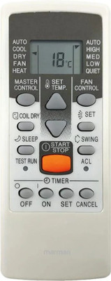 Marman Compatible With O General AC Remote Control Model 23S Suitable For Split & Window 1 | 1.5 | 2 Ton AC- Match Remote Key by Key with Existing O General Air Conditioner Remote Controller(White) Marman Compatible With O General AC Remote Control Model 23S Suitable For Split & Window 1 | 1.5 | 2 Ton AC- Match Remote Key by Key with Existing O General Air Conditioner Remote Controller(White)