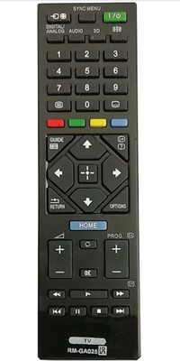 Woniry Remote control Compatible For LED/LCD TV With 3D Function  Remote control Sony Remote Controller(Black)