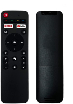 hybite Remote Compatible for LED UHD HD Smart Android TV HTR-U28 Assistant Feature Haier led Remote Controller(Black)