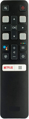 vcony Remote Control (Without Voice Function) for, TCL & Iffalcon Smart LED TV. tcl Remote Controller(Black)