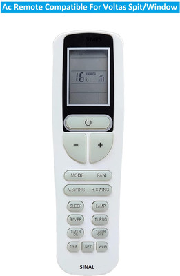 SINAL AC Remote Compatible With  (AMT12) Voltas Remote Controller(White)