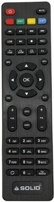 Solid Only Remote for HDS2- HD MPEG-4 Set-Top Box SOLID Remote Controller(Black)