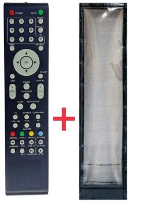 Paril (Remote+Cover) Tv Remote compatible for Haier Smart led/lcd Tv TvR-29 RC With PU Leather Protective Cover(NO Voice Command)(Same remote Only will work) Remote Controller(Black)