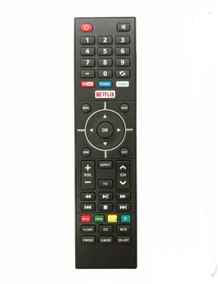 Paril ®16N TV REMOTE Compatible for Lloyd Smart TV LCD/LED Remote Control (Macthing with Old Remote,same Remote will Only work) Remote Controller(Black)