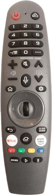 BhalTech LED Smart Tv Voice Remote Control (Voice Function) Compatible For  BPL Tv Remote Controller(Black)