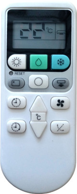 ERNIL AC Remote Compatible for Hitachi AC 155 ( Please Match The Image with Your Old Remote ) Remote Controller(White)