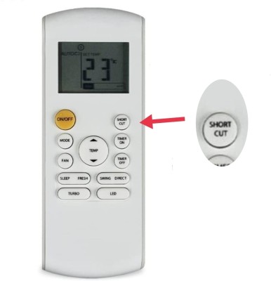 Paril Re- 184 Remote Compatible for Onida / Panasonic Ac remote Controller Remote Controller(White)