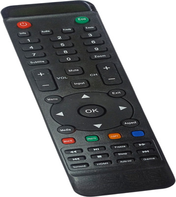 Ehop Remote Control for Smart tv Television Wybor Remote Controller(Black)