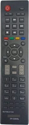Nij ER-226454L Smart LED TV Remote Control With Bluetooth Function LLOYD TV Remote Controller(Black)