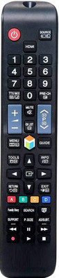 OKDEAL 1 Year Warranty LED LCD HD UHD Compatible for Samsung TV Remote Controller(Black)