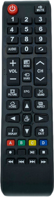 NixGlobal LED160 Remote Compatible with CROWN 4K SMART LED LCD TV Remote Controller(Black)