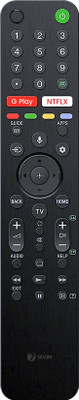 7SEVEN Compatible with Sony TV Remote Original Bravia RMF-TX500p Model Remote Control Suitable for P Series of  TV and Match Remote with Keys Sony Remote Controller(Black)