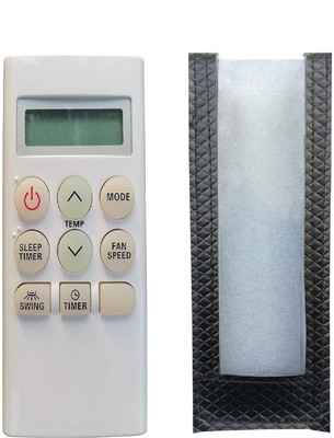 LipiWorld 114 AC Himalaya Cool Remote Control ( Remote with Cover ) Compatible For  LG AC Remote Controller(Grey)