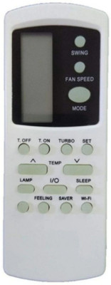 Ethex ® Re-31B Ac Remote compatible for Voltas Ac (wifi button) (Match all functions with your Remote before placing order) ( check all images) Remote Controller(White)