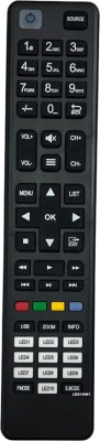 Nij LED10IN1 Universal LED TV Remote Control Indian BRAND & Chinese LED Tv Universal Remote Controller(Black)