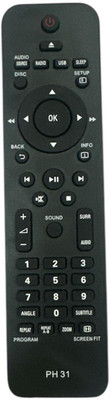 Akshita __PH 31 __ Home Theater System Remote Control Philips Remote Controller(Black)