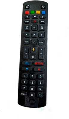 PCENTERPRISE Jio set top box remote JIO Remote Controller(Black)