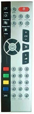 RISHI ENTERPRISES THIS REMOTE IS COMPATIBLE FOR SET TOP BOX REMOTE (O76P-0U) VIDEOCON D2H Remote Controller(Black, Silver)