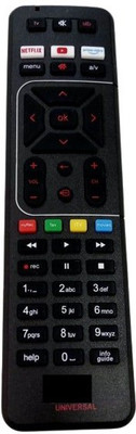 Nij DTH Universal Compatible For Set Top Box With Flexible Case Cover Remote Control AIRTEL X-Stream Remote Controller(Black)