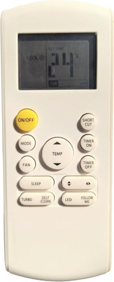 NixGlobal 184C ONIDA AC Remote Compatible with ONIDA 1 / 1.5 / 2 TON AC Remote Controller(White)