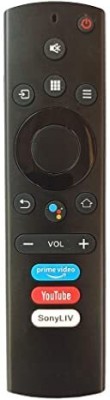 HDF Remote Control Compatible for Kodak TV with Voice & Google Assistant Supported Smart LCD LED TV (S-150411398) with Voice & Google Assistant Supported Kodak Smart TV Remote-Please match The Image With old Remote Controller(Black)