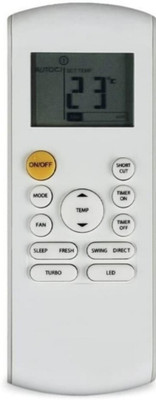 Ethex ® Re-184 Ac Remote compatible for Onida/Panasonic Ac (Match all functions with your Remote before placing order) ( check all images) Remote Controller(White)