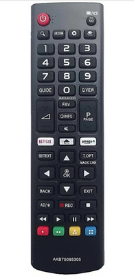 Woniry Remote control Compatible For Smart led &Lcd tv remote control Lg Remote Controller(Black)