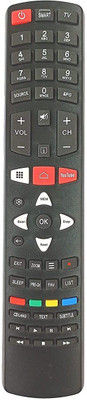 BhalTech LED LCD Smart TV Compatible for  Micromax Tv Remote Controller(Black)