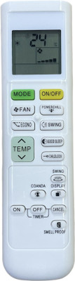 miracles in hand MIH214WOPRNT AC Remote Control Compatible with COANDA Function DAIKIN Remote Controller(White)