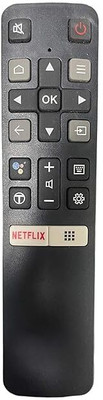 SHAILRON RC802V TCL Television (No Voice Command or Google Assistance Feature) Remote Controller(Black)