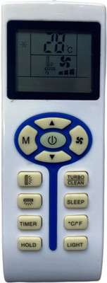 vcony AC Remote No. 166 Compatible for  AC Remote LLYOD Remote Controller(White)