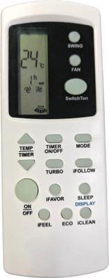Ehop Compatible Remote control for  AC Remote Control Kelvinator Remote Controller(White)