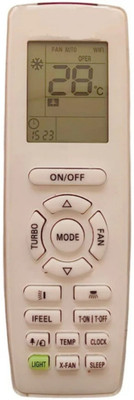 Ethex ® Re-206 Ac Remote compatible for Onida/Bluestar Ac (Match all functions with your Remote before placing order) ( check all images) Remote Controller(White)