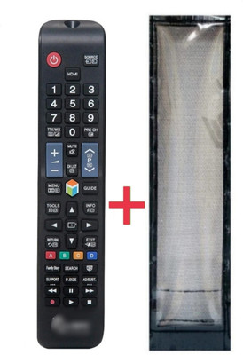 Ethex C-23 Old TvR-Sam motu family story)Remote With cover (Remote+Cover) china assemble/ Samsung Smart led/lcd Tv Remote Control Remote Controller(Black)