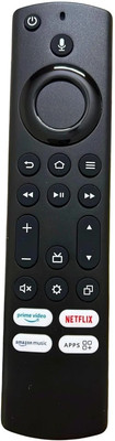 hybite Voice Remote Control Compatible With Smart Led TV(Old Remote Should be Same) Amazon Basics /Onida/Croma Voice Remote Controller(Black)