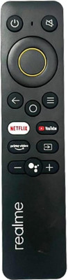 Sky Realme Smart 4K Android LED OLED QLED TV Original with Netflix YouTube Non Voice Realme Smart Remote Remote Controller(Black)