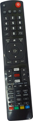 Ehop Smart Tv Remote for  LED LCD TV with Netflix, YouTube and Amazon tv Chinese Remote Controller(Black)