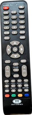 MechFox Television Remote Control Compatible for LED/LCD TV | RM-78R | DAPIC 3D YY Remote Controller(Black)