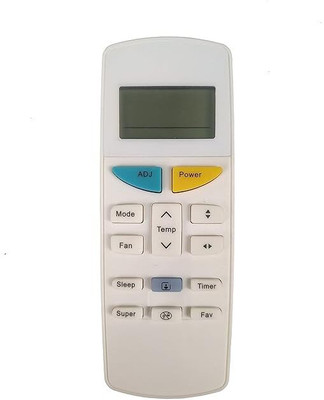 Rohit Electronics Remote Control Compatible For Bluestar AC (No Backlight) (EXACTLY SAME REMOTE WILL ONLY WORK) Remote Controller(White)