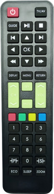 Shigau  LED Videocon Remote Controller(Black)