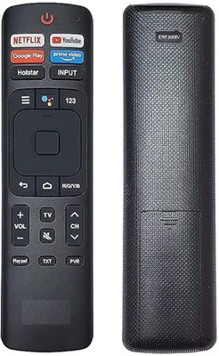 Gezok VU/GZ-12 Remote Control For TV Non-Voice Compatible With Vu, Vu Tv, WIthout Voice Function, TV Remote Controller(Black)