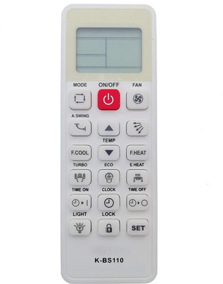 Technology Ahead Compatible with Videocon Universal COMPLITABLE WITH VIDEOCON SPLIT AND WINDOW UNIVERSAL AIR CONDITIONER REMOTE 3 IN 1 Videocon AC, Universal AC Remote Controller(White)