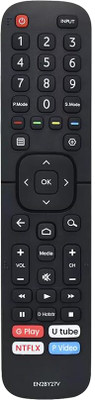 Marman Compatible with VU Tv Remote Control Original Model EN2BY27V Suitable For LED40K16 LEDN50K310X3D LTDN55XT780XWAU3D Smart Tv - Non Voice Command VU TV Remote Controller(Black)