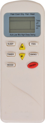 RESORB RE 41 AC Remote Compatible for AC Remote Voltas Lloyd TCL Kenstar Godrej Kelvinator Panasonic Videocon AC Remote Controller(White)
