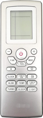Sugnesh Air Conditioner Remote Compatible For Gree SILVER ac GREE SILVER Remote Controller(White)
