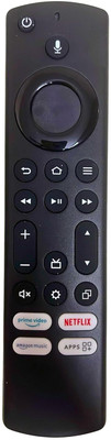 vcony Remote Compatible for Amazon Basics Smart TV Remote Without Voice Function AMAZONBASICS, ONDIA Remote Controller(Black)