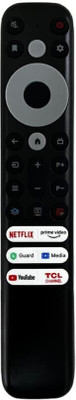 LETHABO Remote Compatible for TCL Smart Led Tv RC902V Model Non Voice Command Tcl Without voice Remote Controller(Black)
