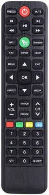 HDF Replacement Remote Control LED TV (CREL7369) Croma LED Smart TV, Impex LED Smart TV, Zebronics Smart TV Remote Controller(Black)