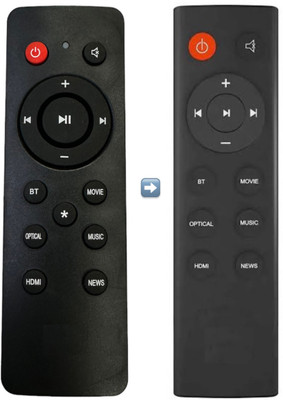 miracles in hand REMOTE COMPATIBLE WITH SB100 SOUNDBAR REMOTE (PLEASE MATCH THE IMAGE) JBL Remote Controller(Black)