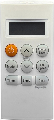 RESORB RE 114B LG Compatible for Midea, Voltas and Lloyd Air conditioner Remote Controller(White)